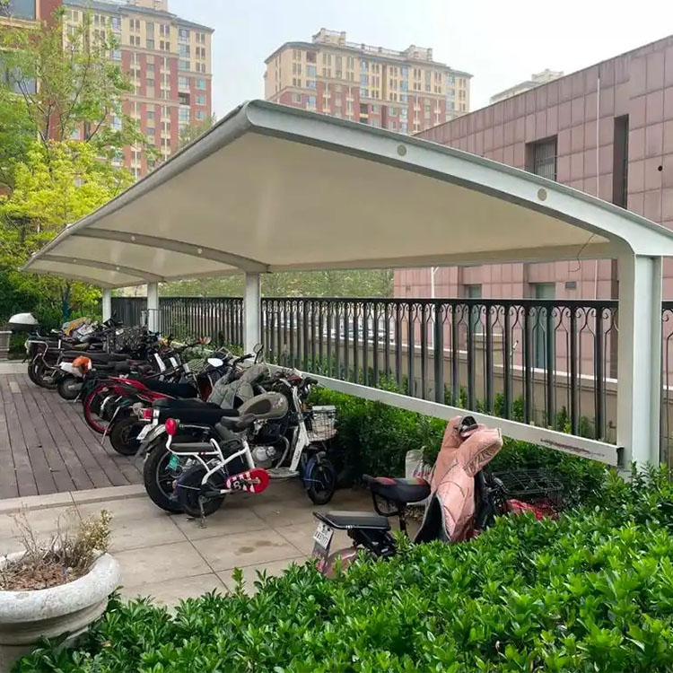 丰林县膜结构电动车棚